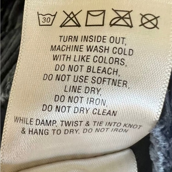 Anthropologie Blue Cropped Pants - Picture 7 of 8